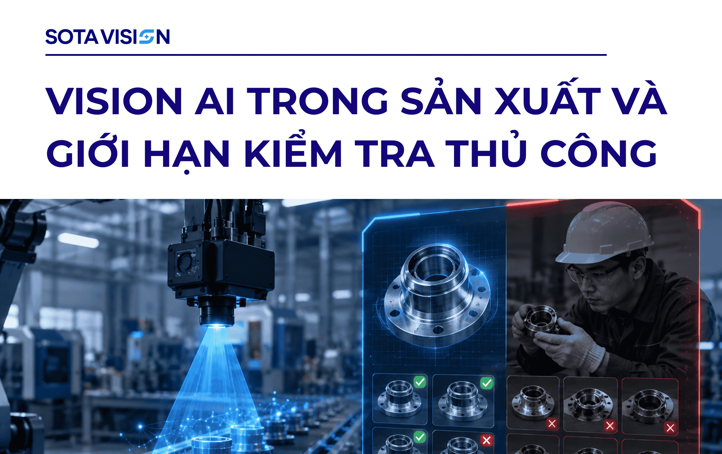 Vision AI Trong Sản Xuất Và Giới Hạn Kiểm Tra Thủ Công