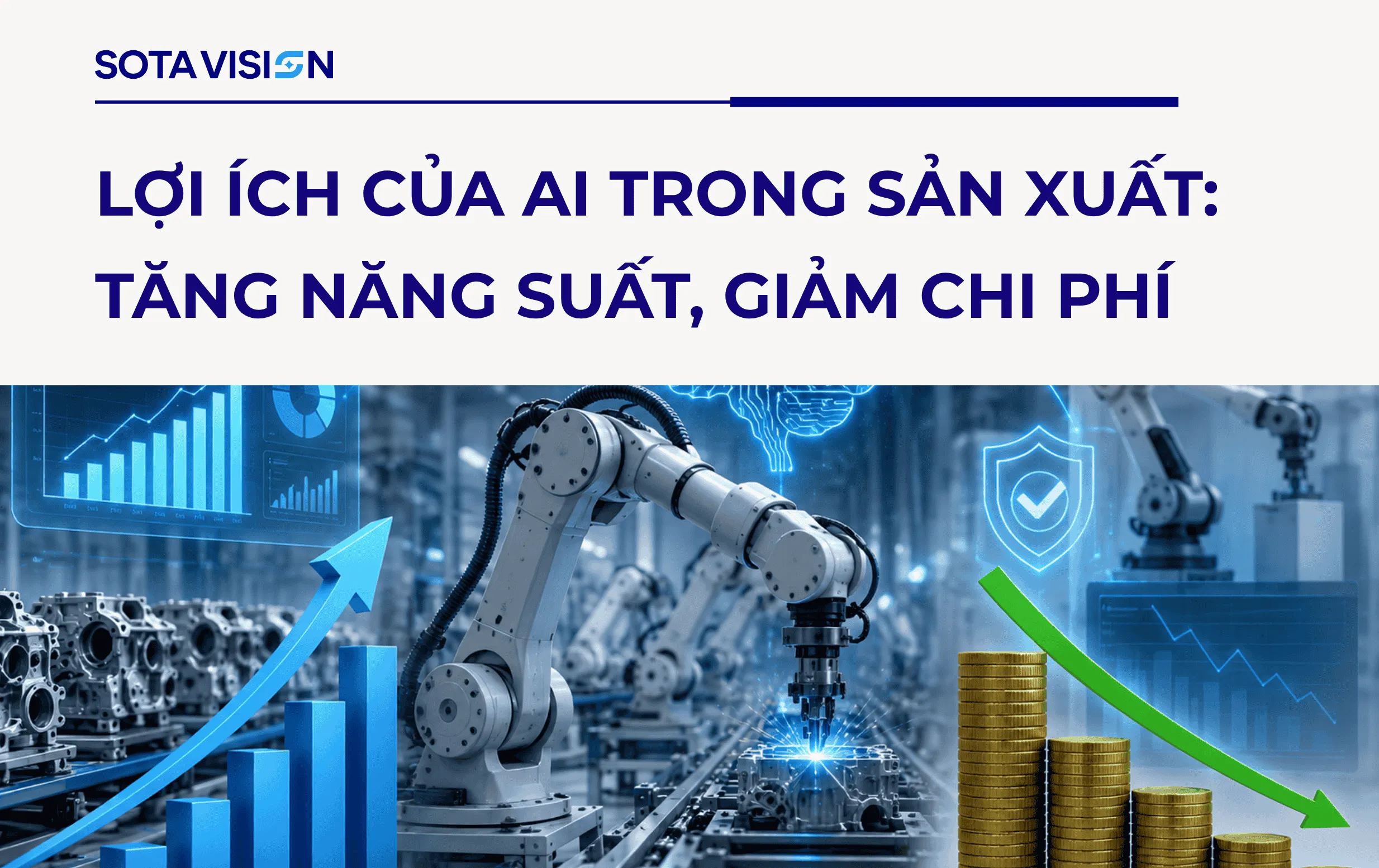 lợi ích của AI trong sản xuất 1